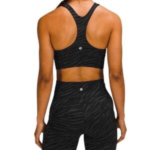 LULULEMON ATHLETICA Wunder Train Long-Line Bra 'Medium Support, C/D Cup Size 8